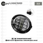 Headlight Panel H23 – 7 Inch – High Low Beam – White DRL Yellow Blinkers Turn Signals – Motorcycle (Code 2595) - Image 2