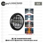 Headlight Panel H23 – 7 Inch – High Low Beam – White DRL Yellow Blinkers Turn Signals – Motorcycle (Code 2595) - Image 4
