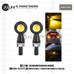 LED Indicators LI17 – Mini Metal Turn Signals – Bullet Flasher – Motorcycle Amber Light (Code 2736) - Image 2