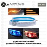 Long LED Strip – White DRL – Yellow Audi Style Running Flowing Indicator Signal – Flexible – Waterproof (Code 1032) - Image 2