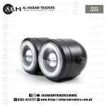 Twin Headlight – LED DRL Ring Projector – Dual Body – Double Beam – Modern Cafe Racer Retro (Code 2660)