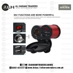 Mobile Charger – Lighter – Voltmeter – Switch – Fuse – Handle & Mirror Mount – Model MC05 (Code 2723)