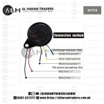 Analogue LED Backlight Motorcycle Meter Tachometer-RPM Meter (Code 2038) - Image 3