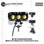 IU HJG 120 – External LED EL32 – Three 3 Triple Lens – White Yellow – Rectangle Focus – Motorcycle  (Code 2785) - Image 2