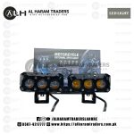 IU HJG 120 – External LED EL32 – Three 3 Triple Lens – White Yellow – Rectangle Focus – Motorcycle  (Code 2785)