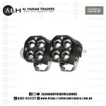 LIU HJG-119 4 Lens – External LED EL61 – 120Watt – White Yellow Devil Demon Fog – Motorcycle (Code 2829)