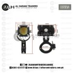 External LED EL44 HK – Projector Focused Light – Aluminium – White Yellow Demon DRL Flasher (Code 2805) - Image 3