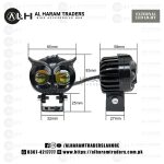 OWL Dual Driving – External LED EL27 – White Yellow – Rectangle Focus – Spot Light – Anti Fog – Projector Lens ₨2,100.00 - Image 2