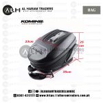 Carbon Waterproof Motorcycle Oil Tank Bag Visual Touch Screen Fuel Tank Bag Motorbike Saddle Bag Backpack Magnetic Strap Fixed (Code 2207) - Image 2