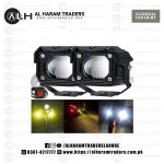 Automotive LED Front Fog Bulb Dual Color Fog Light Bulbs Laser Light Universal Integrated LED Work Light Car Lights  (Code 2507) - Image 3