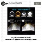 Headlight Panel – Projector LED – White Yellow DRL Ring – Metal Body – Round – High Low – Model H14 (Code 1060)) - Image 2