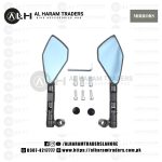 Motorcycle Aluminum Rearview Mirrors FOR KAWASAKI NINJA ZX14R Z900 Z1000 NINJA ZX10R FOR YAMAHA FZ1N FJR 1300 YZF-R25 FOR HONDA (Code 2256)