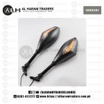 Side View Mirrors SVM01 – Built In LED Indicators Signals Blinkers – Sports Look – Rear Visibility (Code 2305) - Image 2