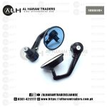 Round 7/8" Handlebar Aluminum Alloy Motocycle Rearview Mirrors Moto Bar End Motor Side Mirrors Motorcycle Cafe Racer Accessories (Code 2308)