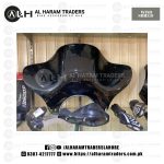 Harley Davidson Style Windshield WS03 – Chopper Cruiser – GS150 YBR – Wind Deflector – 7 to 8 inch Headlight (Code 2793) - Image 2