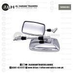 1 Pair 10mm Universal Motorcycle Rearview Mirror Handle Bar Side Mirrors for Harley Honda Suzuki Yamaha Kawasaki Chopper (Code 2661) - Image 3