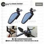 Bar End Mirrors 5005 – Rear Side View – 22mm Handle – Cafe Racer – Classic – Vintage – Brat – Trekker (Code 2694) - Image 2