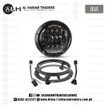 Headlight Panel – Projector LED – White Yellow DRL – Metal Body – Round – High Low – Model H12 (Code 2595) - Image 4