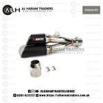 Akrapovic Exhaust E20 – Dual Tip – DB Killer – Bass Loud – Free Flow Performance – Muffler Silencer (Code 2379)