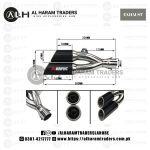 Akrapovic Exhaust E20 – Dual Tip – DB Killer – Bass Loud – Free Flow Performance – Muffler Silencer (Code 2379) - Image 2