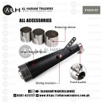 Motorcycle Exhaust Muffler Pipe 38mm 40mm 43mm 45mm Retro Cafe Racer Modified Tail Exhaust System For CG125 GN125 Cb400ss Sr400 (Code 2469)
