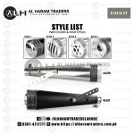 Motorcycle Exhaust Muffler Pipe 38mm 40mm 43mm 45mm Retro Cafe Racer Modified Tail Exhaust System For CG125 GN125 Cb400ss Sr400 (Code 2469) - Image 2