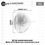 Headlight – Metal Body – Glass – H4 Tube – Grill – 35 Watt – Model H03 (Code 2553) - Image 4