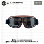 Motorcycle Glasses Windproof Motorcycle Helmet Glasses Sunglasses Retro Universal Folding Leather Retro Motorcycle Accessories (Code 2361)