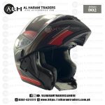 Jiekai JK902 Pull & Bear Red – DOT Certified – Flip Up – Dual Visor – Ventilation (Code 2430)