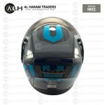 Jiekai JK902 – Gloss Black Grey Cyan – DOT Certified – Flip Up – Dual Visor – Ventilation  (Code 2430) - Image 4