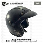 JYT Chopper Vintage Style PU Leather Open Face Motorcycle Helmet Men Women Retro Electric Motor bike Rider Scooter Riding Casco (Code 2475)