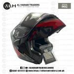 JIEKAI JK-902 Red Black Uplift Dual Visor Helmet DOT New  (Code 2430)