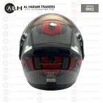 JIEKAI JK-902 Red Black Uplift Dual Visor Helmet DOT New  (Code 2430) - Image 4