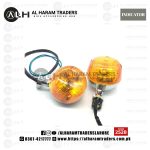 Vintage turn signal light JH70 indicator Motorcycle Steel Turn Lights LED Lights Steering Lights Round Zinc Metal Assembly (Code 2528)