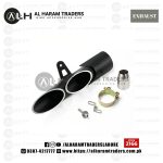 Universal Modified Left And Right Side Motorcycle Exhaust Muffler Pipe Dual Outlet Exhaust For R1 R6 R15 FZ1 MT09 ATV (Code 2166)