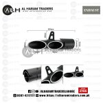 Universal Modified Left And Right Side Motorcycle Exhaust Muffler Pipe Dual Outlet Exhaust For R1 R6 R15 FZ1 MT09 ATV (Code 2166) - Image 2