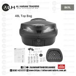 48L Motorcycle Tail Storage Luggage Topbox Case Taillight Waterproof Luggage Helmet Storage Box Universal (Code 2888)