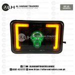 6×4 Inch LED Motorcycle Headlight DRL Hi/Lo Beam Round Skull Car Lamp Angel Eye For Motorcycle Offroad Car Jeep Work Light (Code 2786) - Image 3