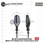 4 Pices 12V Motorcycle modified Turn signals waterproof turn lights LED direction lamp decorative Signal lights Daytime lamp (Code 2156) - Image 3