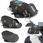 GIVI Small Magnetic Tank Bag – Motorcycle Touring Bag – Mobile Phone Navigation – Multifunctional