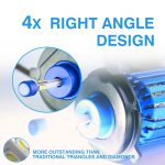 MOTOLED M4 Pro – Internal LED IL17 – H4 – Controlled Spread Beam – 120 Watt – Motorcycle - Image 5
