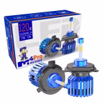 MOTOLED M4 Pro – Internal LED IL17 – H4 – Controlled Spread Beam – 120 Watt – Motorcycle - Image 2
