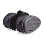 Komine Saddle Bag – Side Bags – with Rain Covers – Luggage – Touring – Universal Fitting – 36 to 48 Liter