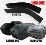Komine Saddle Bag – Side Bags – with Rain Covers – Luggage – Touring – Universal Fitting – 36 to 48 Liter - Image 8