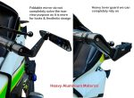 Lever Guard LG03 with Side View Mirrors – Clutch Brake Hand Protection – Aluminium – Handlebar Guard – Motorcycle - Image 8