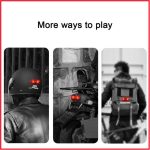 Helmet Tail Light – Blue Red LED – USB Battery Charging – Warning Light Flasher – Motorcycle - Image 2