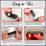 Helmet Tail Light – Blue Red LED – USB Battery Charging – Warning Light Flasher – Motorcycle - Image 5