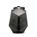 e-capacity LuggaMotorcycle Helmet Bag LAICOBEAR New Design Carbon Fiber Laico Bear – Pure Black Motorbike Largge Water-resistant Backpack - Image 7
