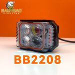 BAOBAO 4 led High Brightness Flash Mini Driving Lighting Systems Dual Len Light Bike Moto Headlights For Motorcycle BB2208 - Image 3
