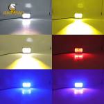 BAOBAO 4 led High Brightness Flash Mini Driving Lighting Systems Dual Len Light Bike Moto Headlights For Motorcycle BB2208 - Image 5